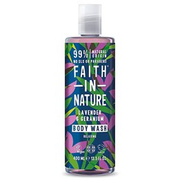 Faith In Nature, Lavender & Geranium, Cleansing & Nourishing, Body Wash, 400 ml - Teknashop Ltd