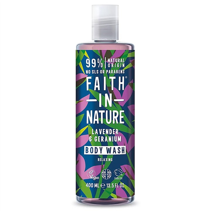 Faith In Nature, Lavender & Geranium, Cleansing & Nourishing, Body Wash, 400 ml - Teknashop Ltd