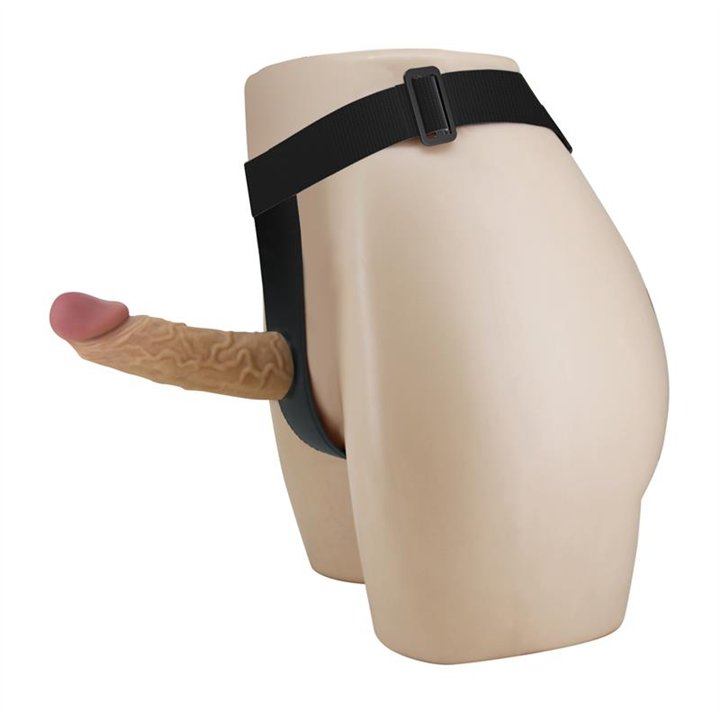 Houston Strap-On Harness with Hollow Dildo - BW-022073N - Teknashop Ltd