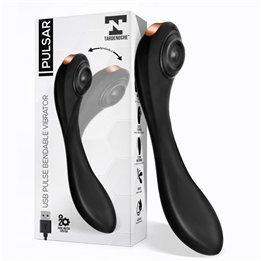 Pulsar Articulated Skeleton Vibrator with Pulsation Silicone USB - T-137 - Teknashop Ltd