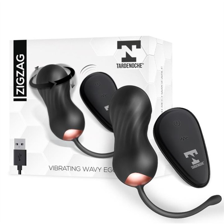 Zigzag Vibrating and Zigzagging Egg with Remote Control - T-126 - Teknashop Ltd