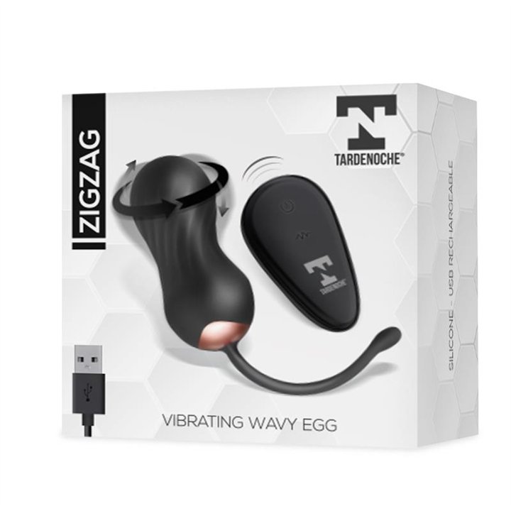 Zigzag Vibrating and Zigzagging Egg with Remote Control - T-126 - Teknashop Ltd