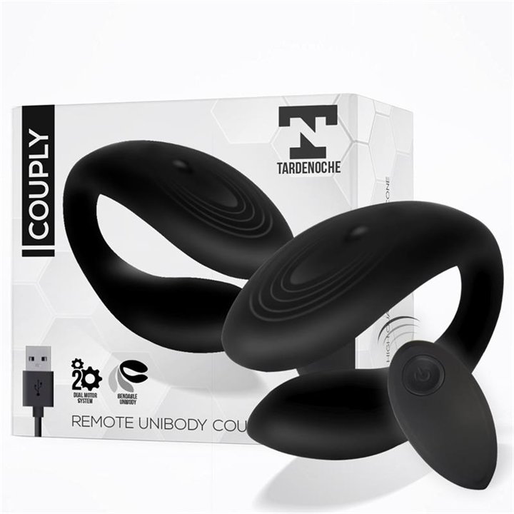 Couply Couple Toy with Remote Control USB Unibody Liquid Silicone - T-124 - Teknashop Ltd