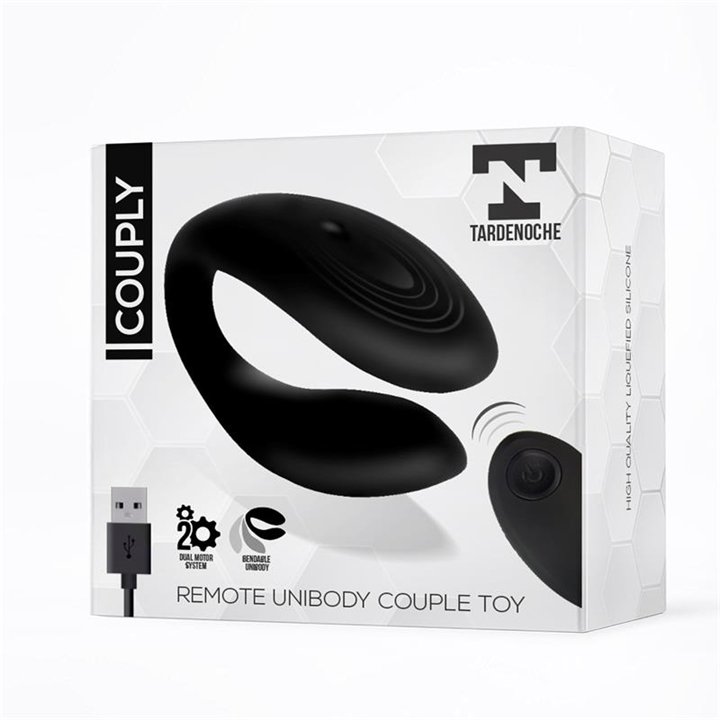 Couply Couple Toy with Remote Control USB Unibody Liquid Silicone - T-124 - Teknashop Ltd