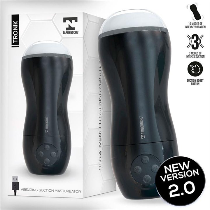 Tronik 2.0 Sucking and Vibrating Masturbator USB - T-036 - Teknashop Ltd