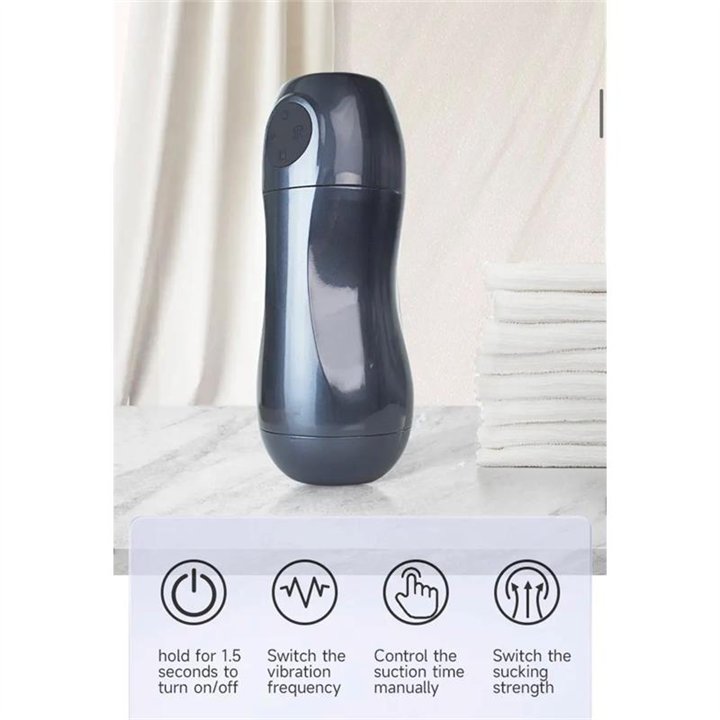 Tronik 2.0 Sucking and Vibrating Masturbator USB - T-036 - Teknashop Ltd