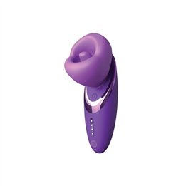 Pleasure Sucker Tongue Stimulator with Suction and Vibration - PD-4969-12 - Teknashop Ltd