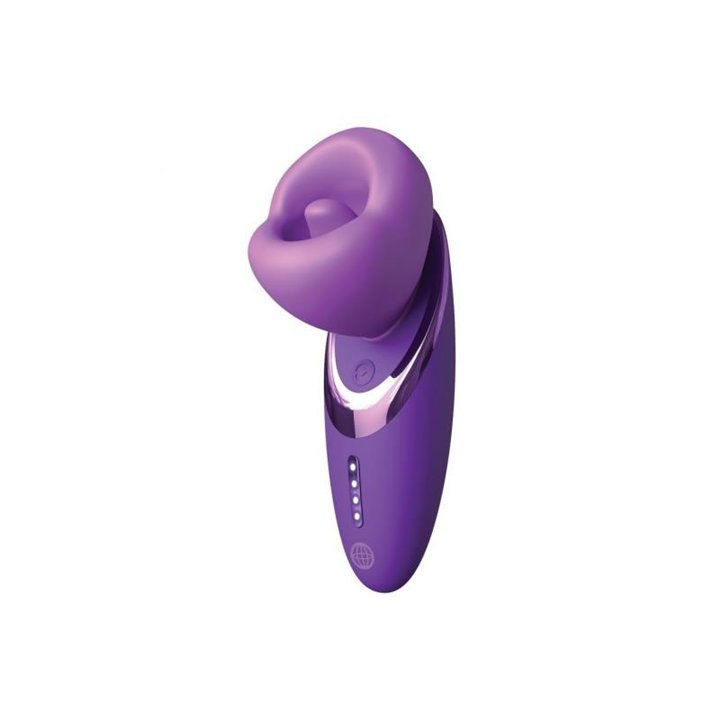 Pleasure Sucker Tongue Stimulator with Suction and Vibration - PD-4969-12 - Teknashop Ltd