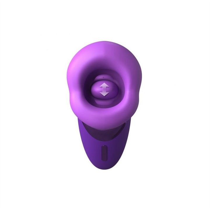 Pleasure Sucker Tongue Stimulator with Suction and Vibration - PD-4969-12 - Teknashop Ltd