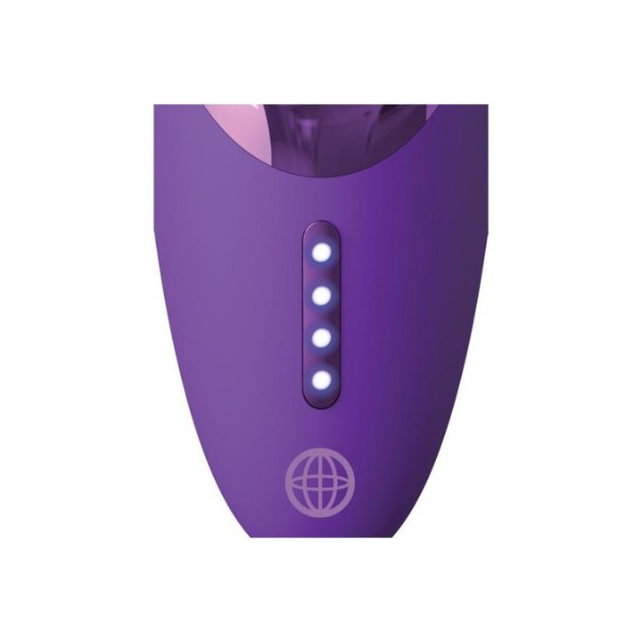 Pleasure Sucker Tongue Stimulator with Suction and Vibration - PD-4969-12 - Teknashop Ltd