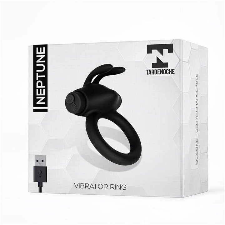 Neptune Vibrating Ring Silicone Rechargable USB - T-102 - Teknashop Ltd