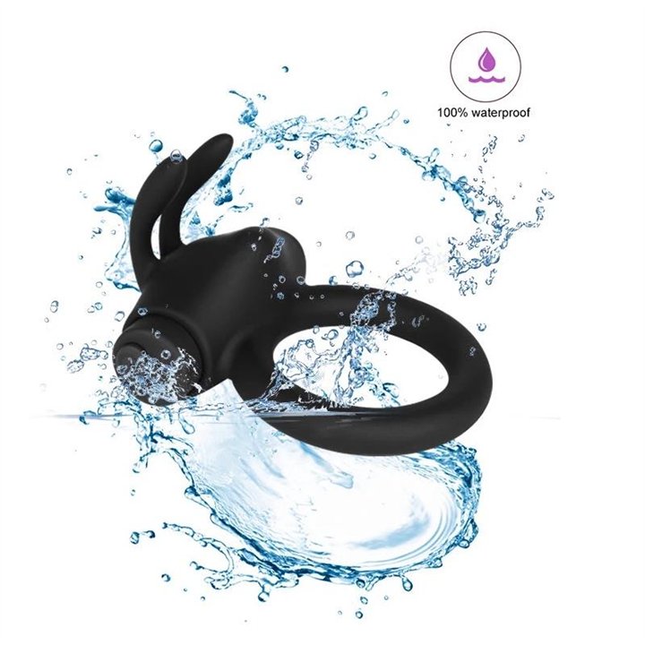 Neptune Vibrating Ring Silicone Rechargable USB - T-102 - Teknashop Ltd