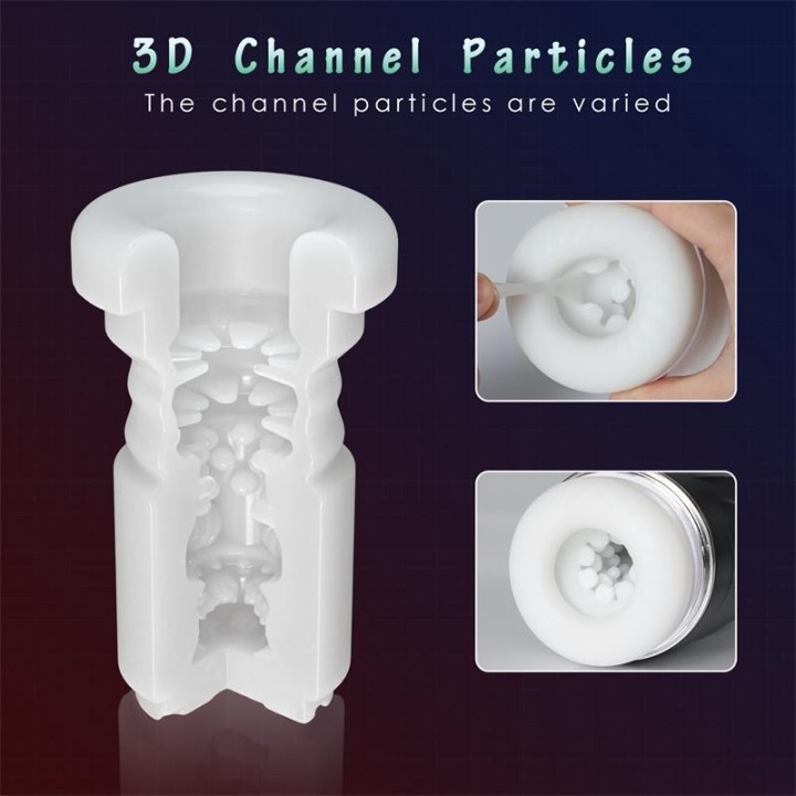 Orville Masturbator with Thrusting and Vibration - SQ-MA70084 - Teknashop Ltd