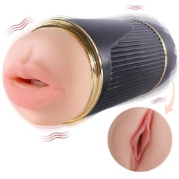 Double Male Masturbator Vagina and Mouth Kay - SQ-MA70044 - Teknashop Ltd
