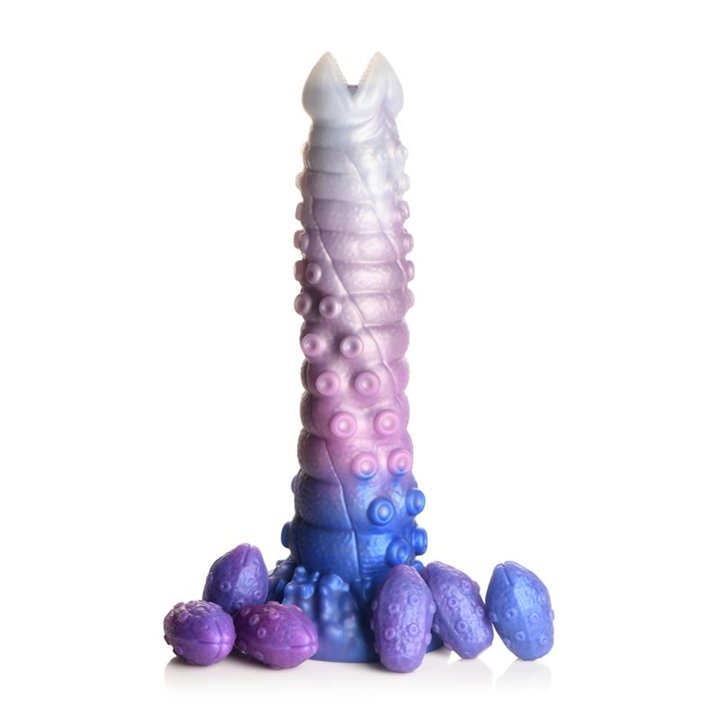 Tenta-Queen Ovipositor Dildo with 6 Eggs - 848518055255 - Teknashop Ltd