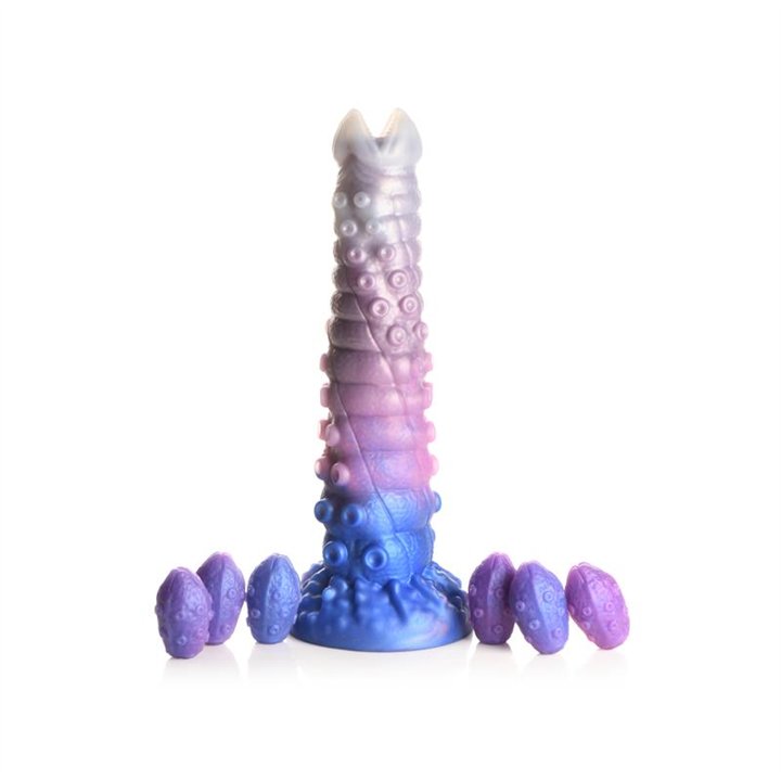 Tenta-Queen Ovipositor Dildo with 6 Eggs - 848518055255 - Teknashop Ltd