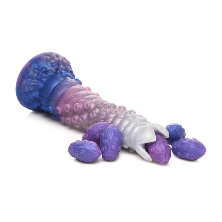 Tenta-Queen Ovipositor Dildo with 6 Eggs - 848518055255 - Teknashop Ltd
