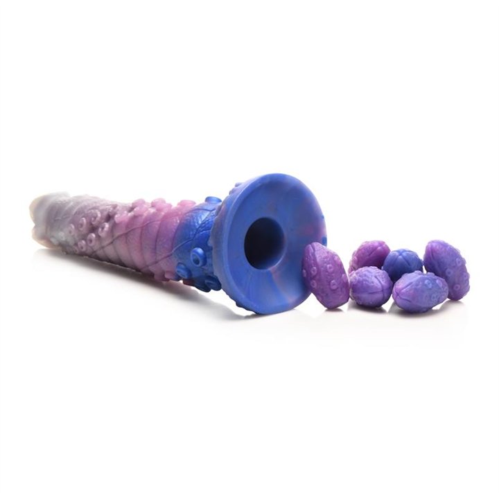 Tenta-Queen Ovipositor Dildo with 6 Eggs - 848518055255 - Teknashop Ltd