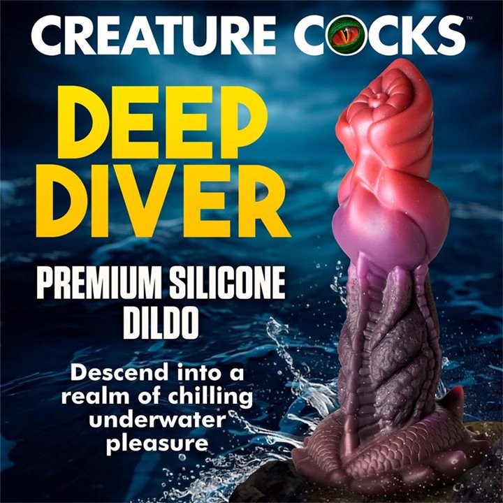 Deep Diver Silicone Dildo - 848518054289 - Teknashop Ltd