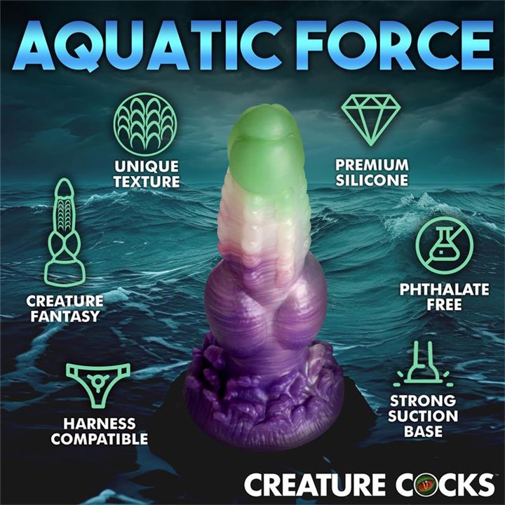 Aqua Phoenix Silicone Dildo - 848518053725 - Teknashop Ltd