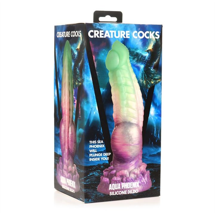Aqua Phoenix Silicone Dildo - 848518053725 - Teknashop Ltd