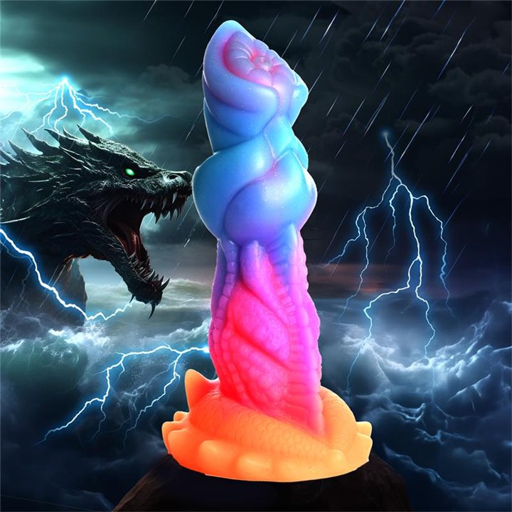 Aqua-Cock Glow-in-the-Dark Silicone Dildo - 848518053251 - Teknashop Ltd