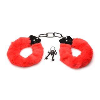 Furry Handcuffs Red - 848518046871 - Teknashop Ltd