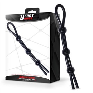 Lasso Adjustable Silicone Cock Ring - BR-137 - Teknashop Ltd