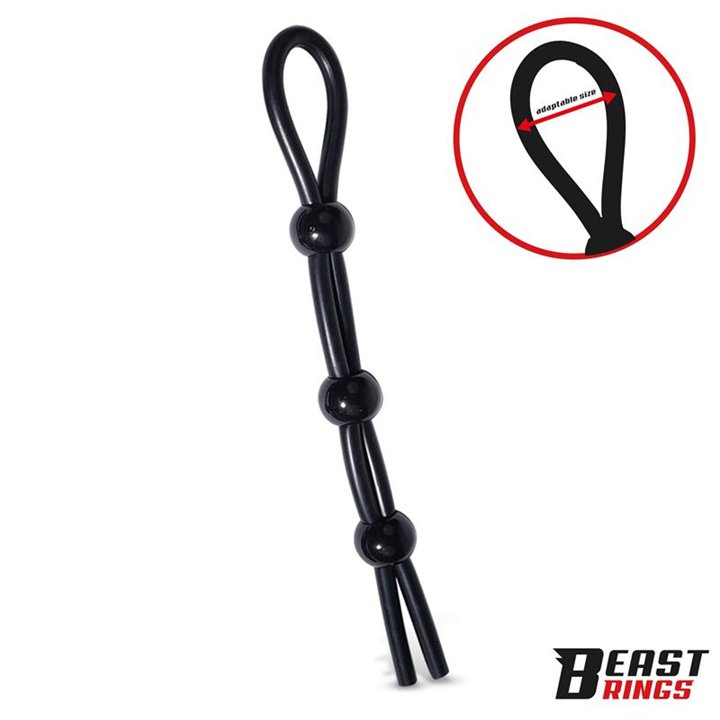 Lasso Adjustable Silicone Cock Ring - BR-137 - Teknashop Ltd