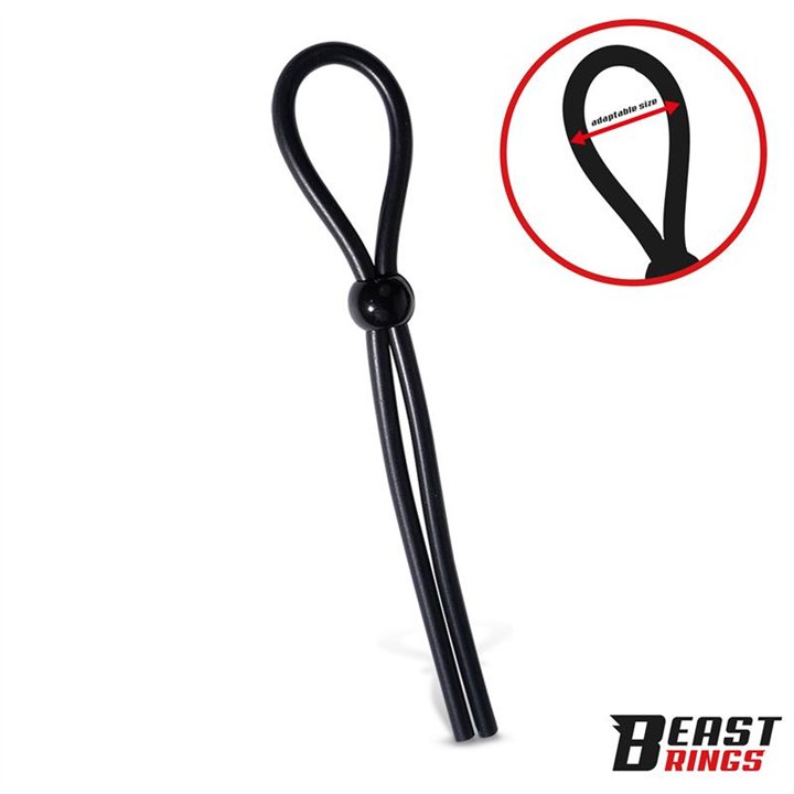 Lasso Adjustable Silicone Cock Ring - BR-136 - Teknashop Ltd