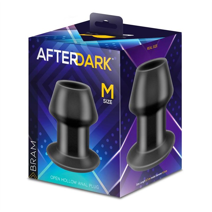 Bram Open Hollow Anal Plug Size M - AD-108 - Teknashop Ltd