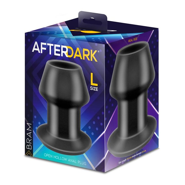 Bram Open Hollow Anal Plug Size L - AD-107 - Teknashop Ltd