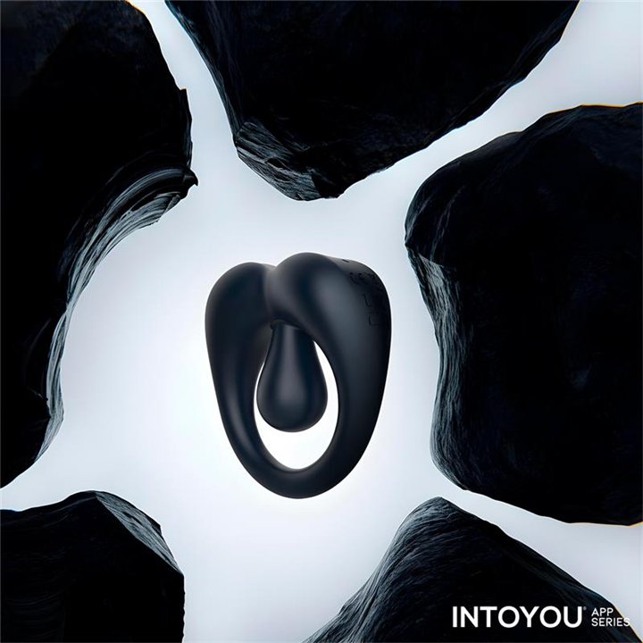 Kenny Penis Ring with Clitoris Stimulator and APP Night Blue - IN-190 - Teknashop Ltd