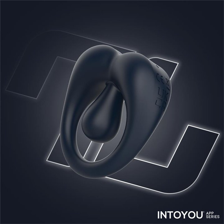 Kenny Penis Ring with Clitoris Stimulator and APP Night Blue - IN-190 - Teknashop Ltd