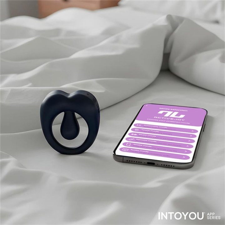 Kenny Penis Ring with Clitoris Stimulator and APP Night Blue - IN-190 - Teknashop Ltd