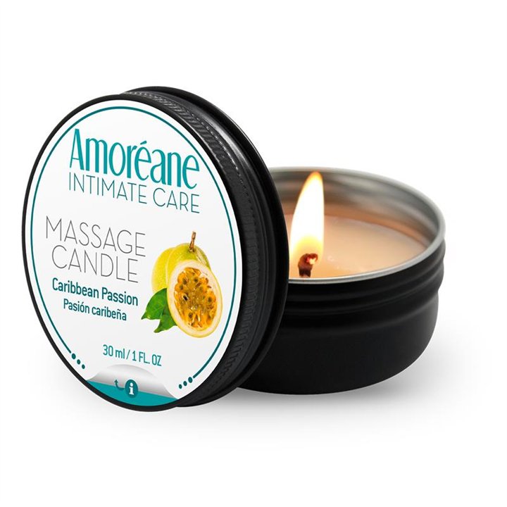 Massage Candle Caribbean Passion Maracuya 30 ml - A-60172 - Teknashop Ltd