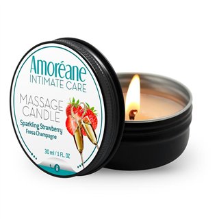 Massage Candle Sparkling Strawberry 30 ml - A-60156 - Teknashop Ltd