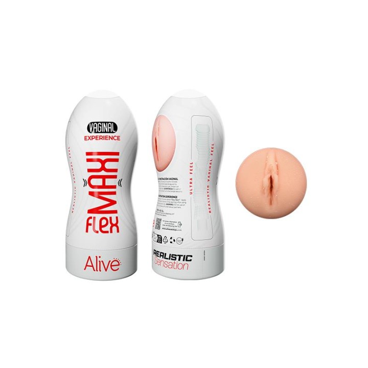Vaginal Maxi Flesh Masturbator Size L - A-30739 - Teknashop Ltd