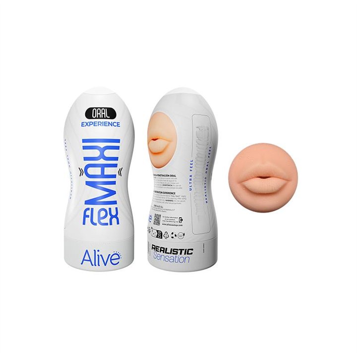 Oral Maxi Flesh Masturbator Size L - A-30738 - Teknashop Ltd
