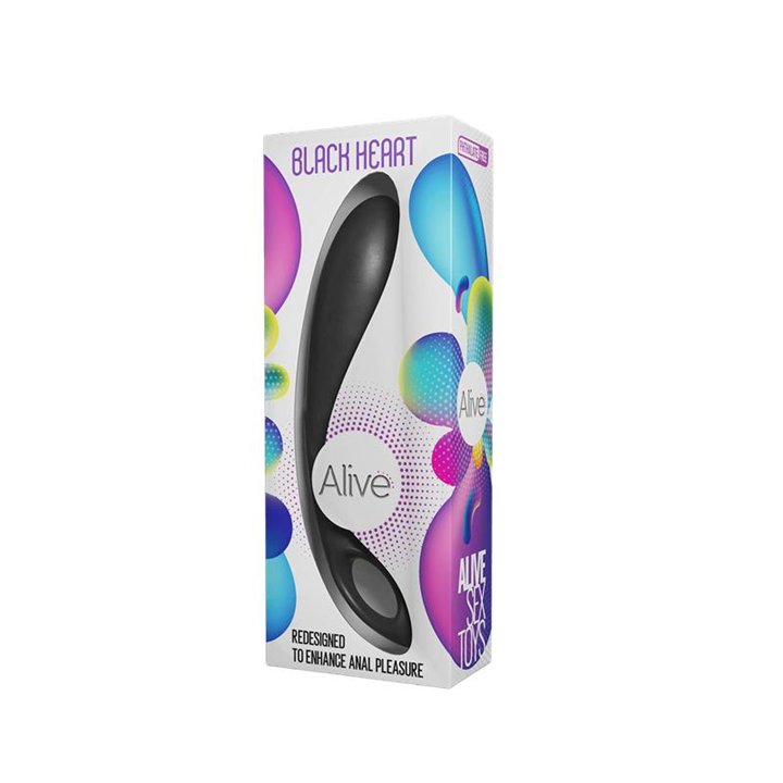 Stimulator Heart Teal Black - A-20492 - Teknashop Ltd