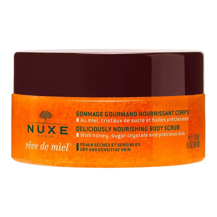 Nuxe, Reve de Miel Deliciously, Vegan, Calming, Body Scrub, 175 ml - Teknashop Ltd