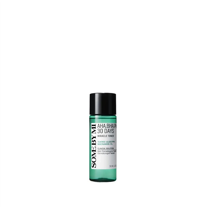 Some By Mi, Miracle, AHA/BHA/PHA, Cleansing Toner, 30 ml - Teknashop Ltd
