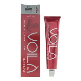 Intercosmo, Voila 3C Intense, Permanent Hair Dye, 07N Blue Corrector, 60 ml - Teknashop Ltd