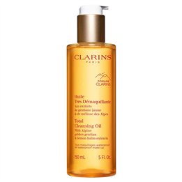 Clarins, Total, Alpine Herbs, Makeup Removing, Cleansing Oil, For Face & Eyes, 150 ml - Teknashop Ltd