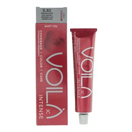 Intercosmo, Voila 3C Intense, Permanent Hair Dye, 6.62 Light Burgundy, 60 ml - Teknashop Ltd