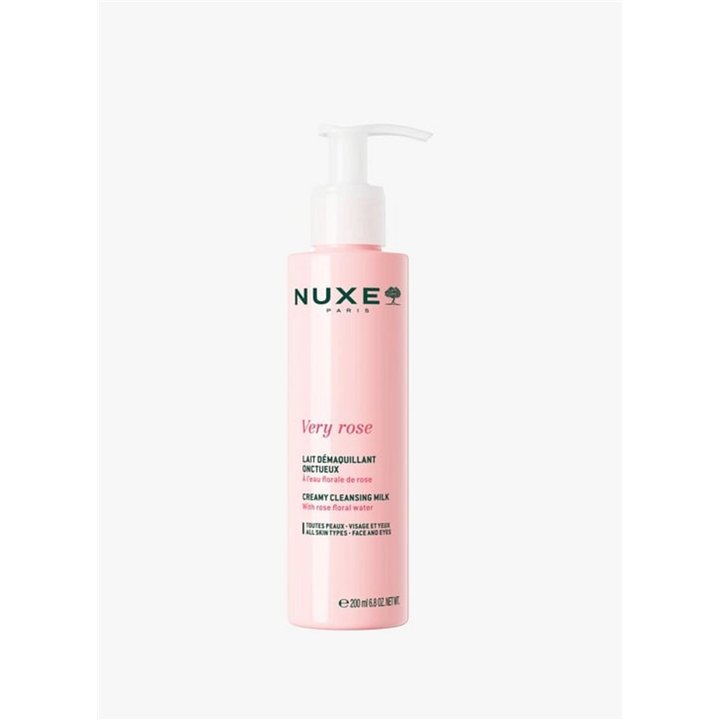 Nuxe, Very Rose, Cleansing, Cleansing Milk, For Face & Eyes, 200 ml - Teknashop Ltd
