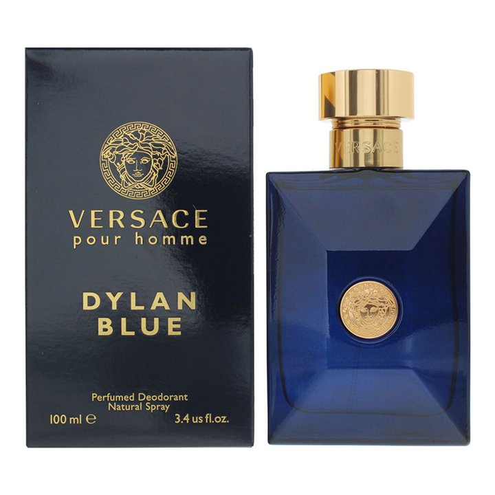 Versace, Dylan Blue, 24h Protection, Deodorant Spray, For Men, 100 ml - Teknashop Ltd