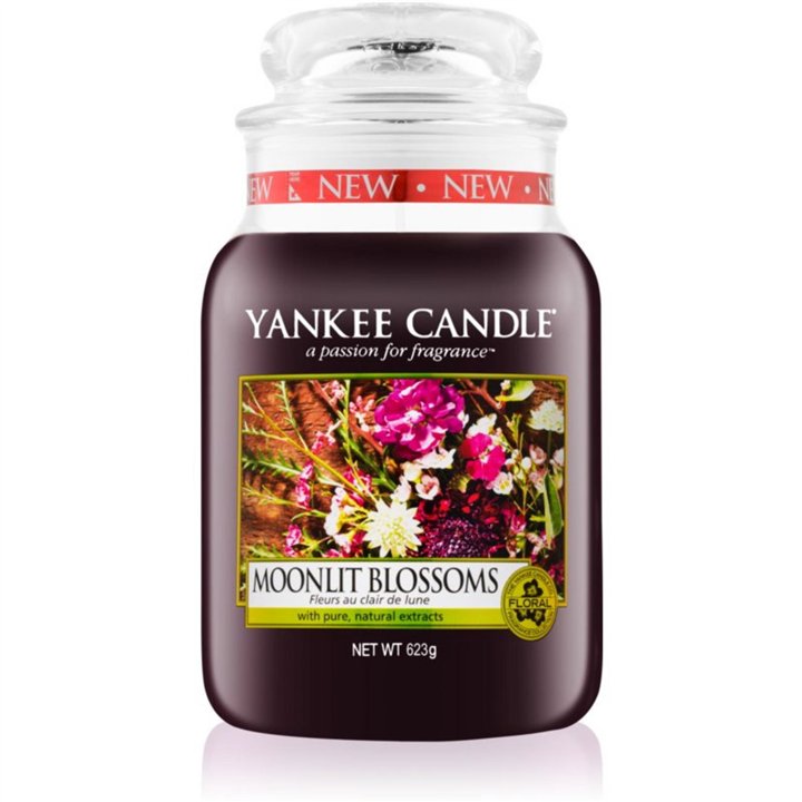 Yankee Candle, Moonlit Blossoms, Scented Candle, 623 g - Teknashop Ltd