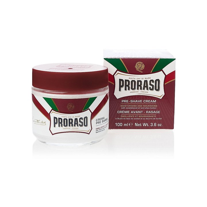 Proraso, Red Sandalwood, Softening, Pre-Shaving Cream, 100 ml - Teknashop Ltd