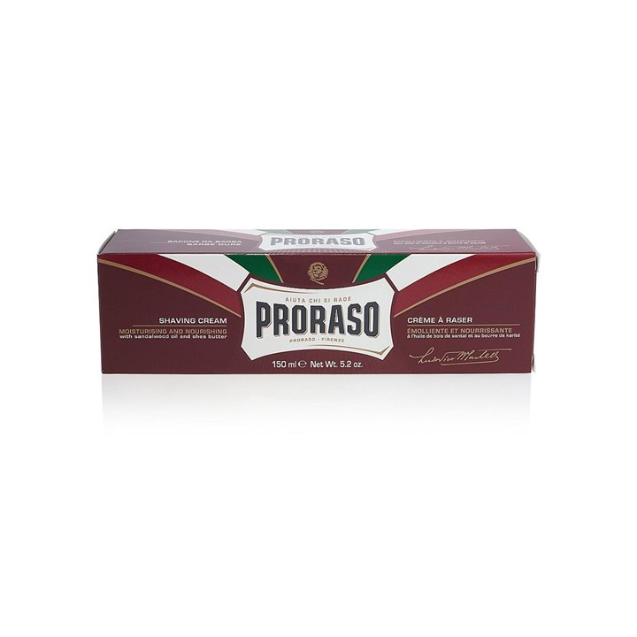 Proraso, Red Sandalwood, Regenerating, Shaving Cream, 150 ml - Teknashop Ltd